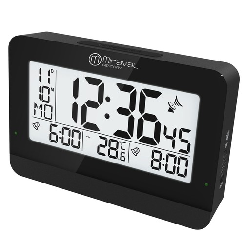 Lcd digitaler funkwecker - funkwecker, datum