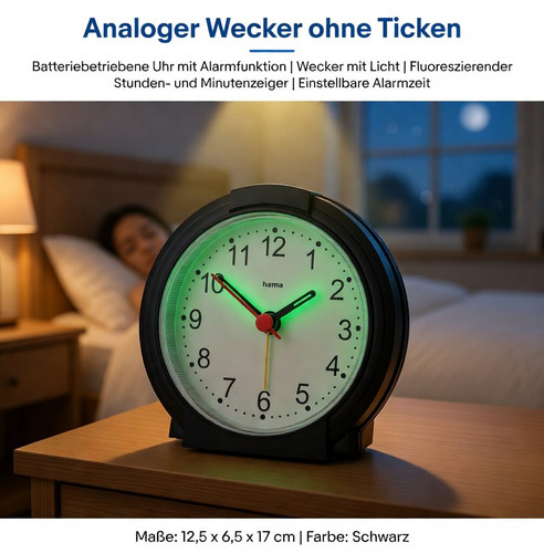 Analoger wecker ohne - analoger,