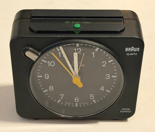 Braun wecker uhr schwarz - wecker,