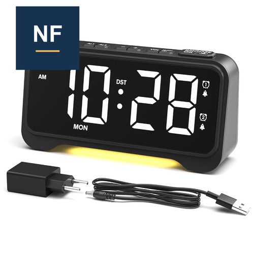 Led wecker digital mit - led,