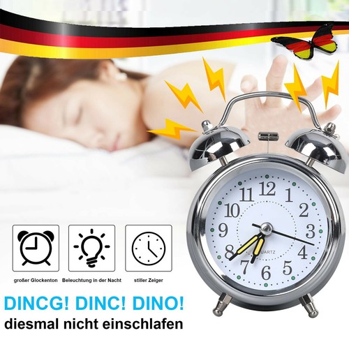 Doppelglockenwecker mit snooze - doppelglockenwecker,